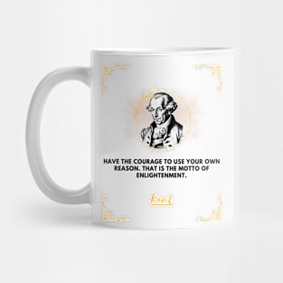 Immanuel Kant: the face and the voice of enlightenment Mug